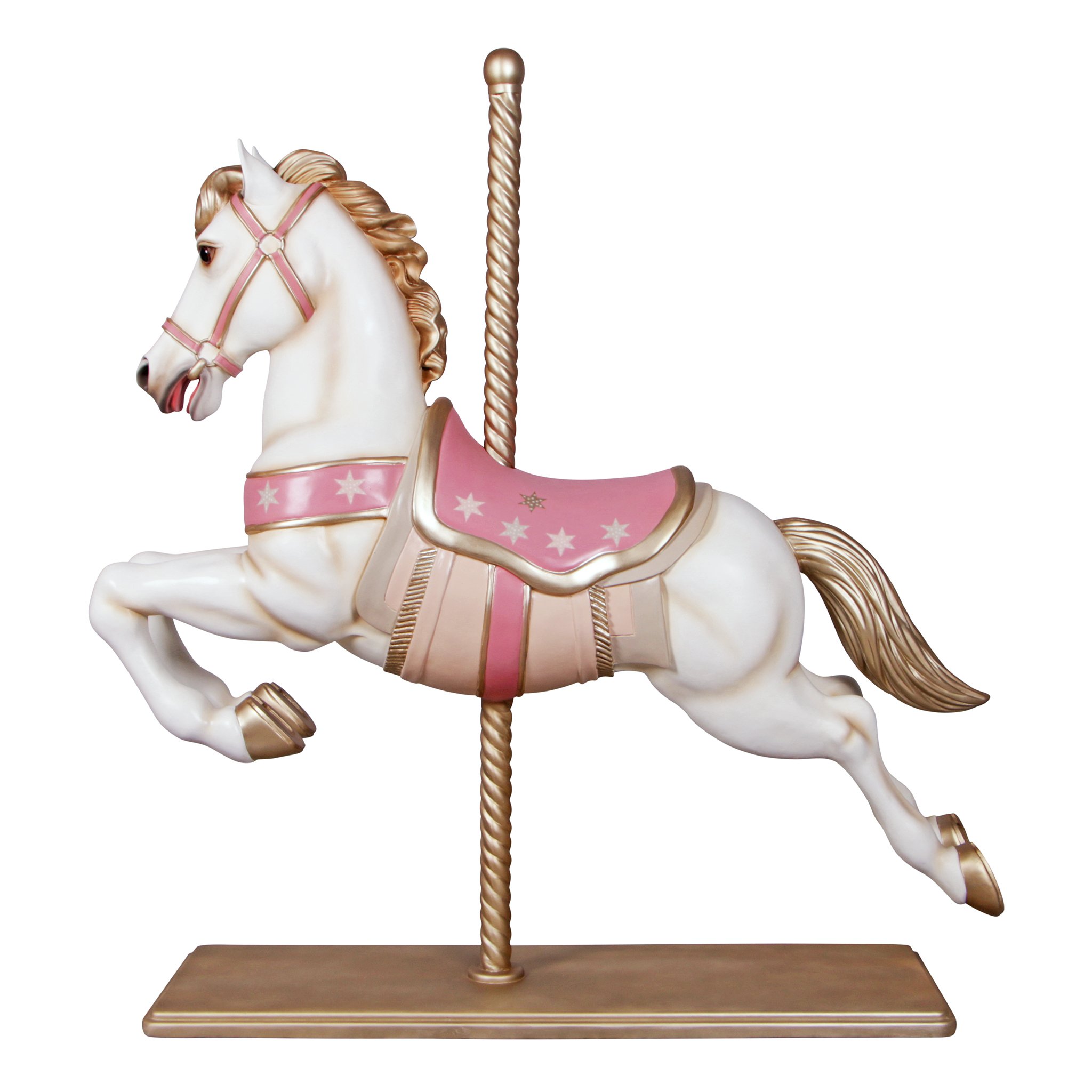 Amazon.com: Design Toscano Carousel Horse Vintage-Style Merry Go